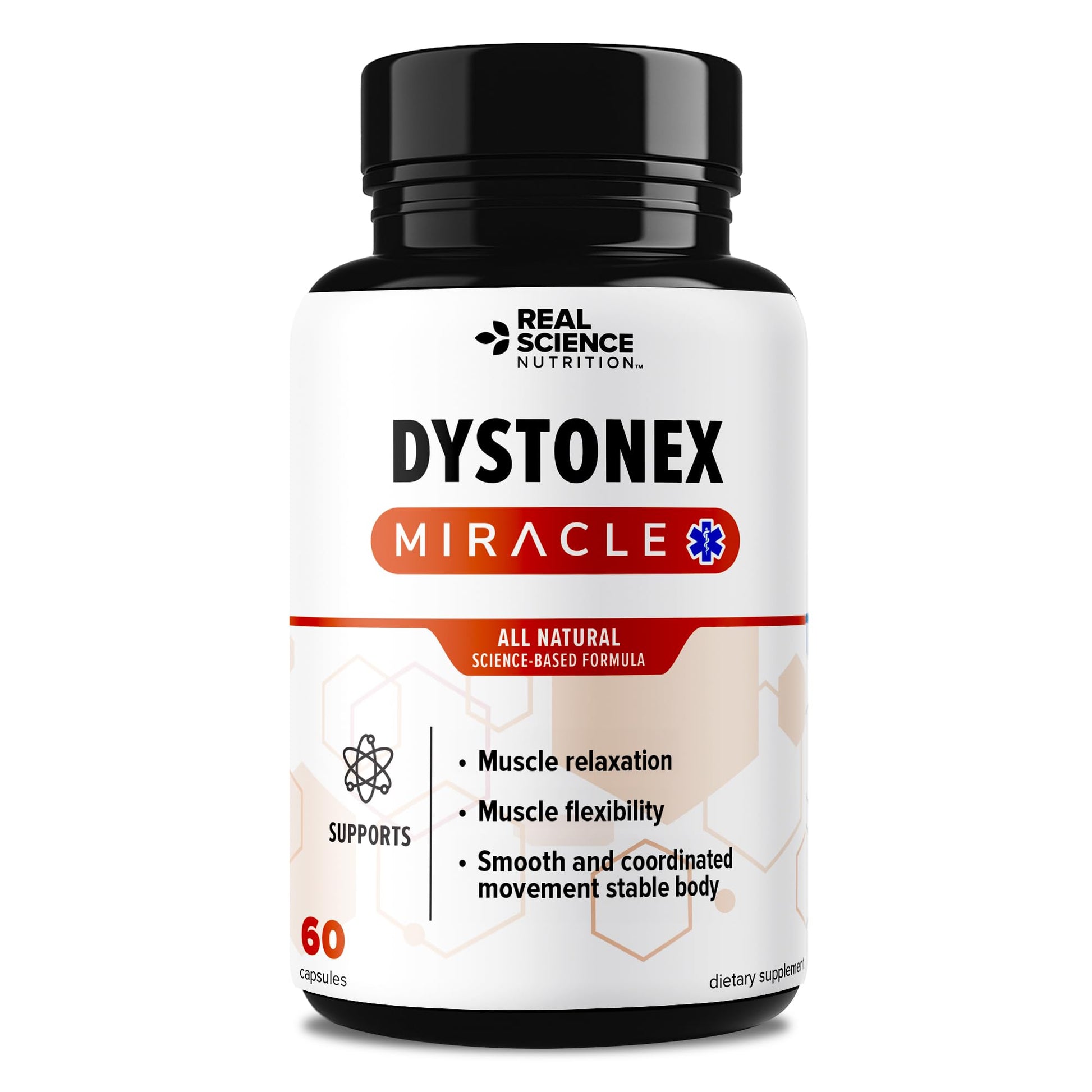 Real Science Nutrition Dystonex Dystonia Support Capsules 60 Count