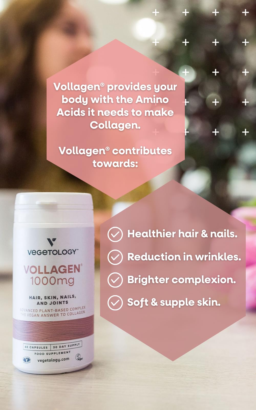 VEGETOLOGY Vollagen Plant Based Complex Capsules 60