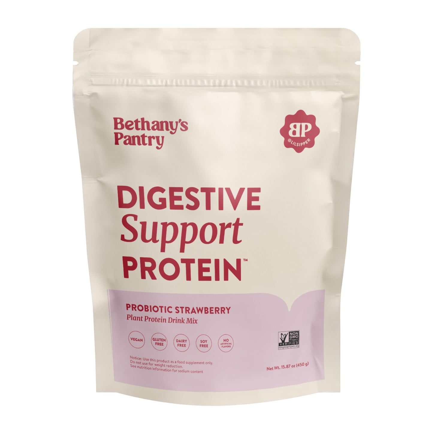 BETHANY'S PANTRY Digestive Support Protein Powder 15.87 Ounce