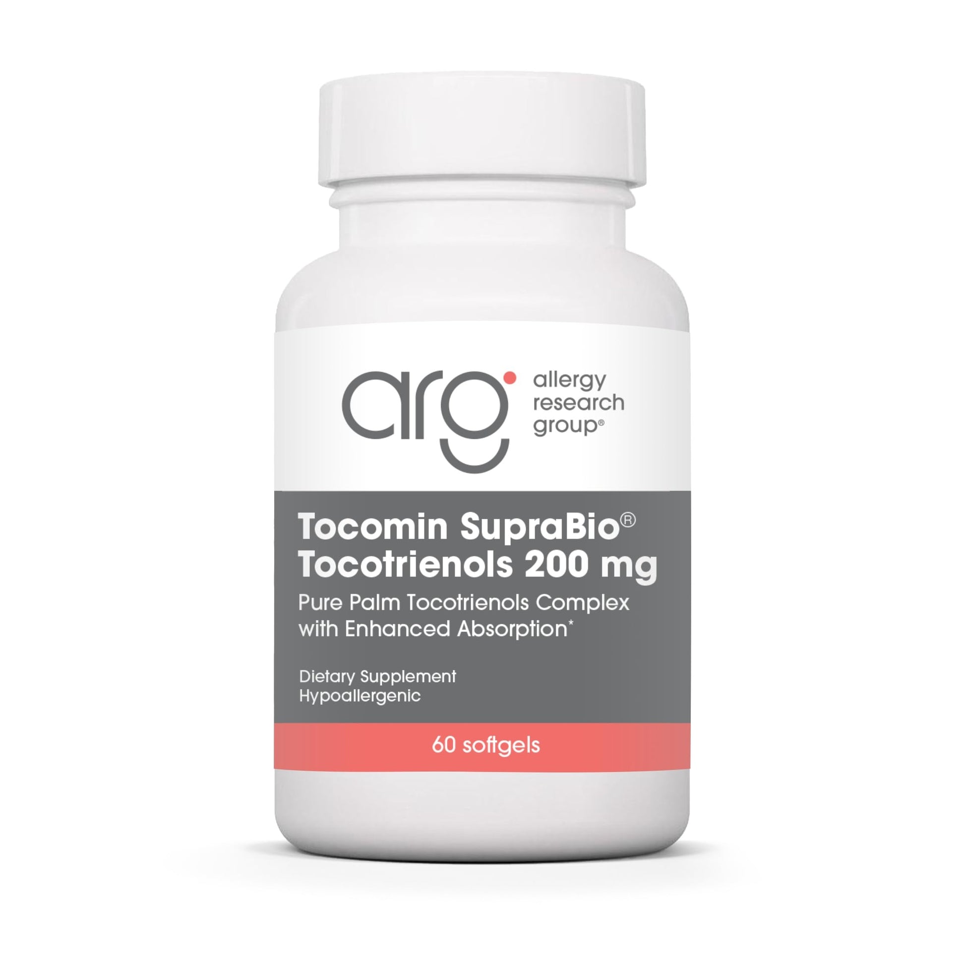 Allergy Research Group Tocomin SupraBio Tocotrienols 200 mg Softgel, 60 Softgels