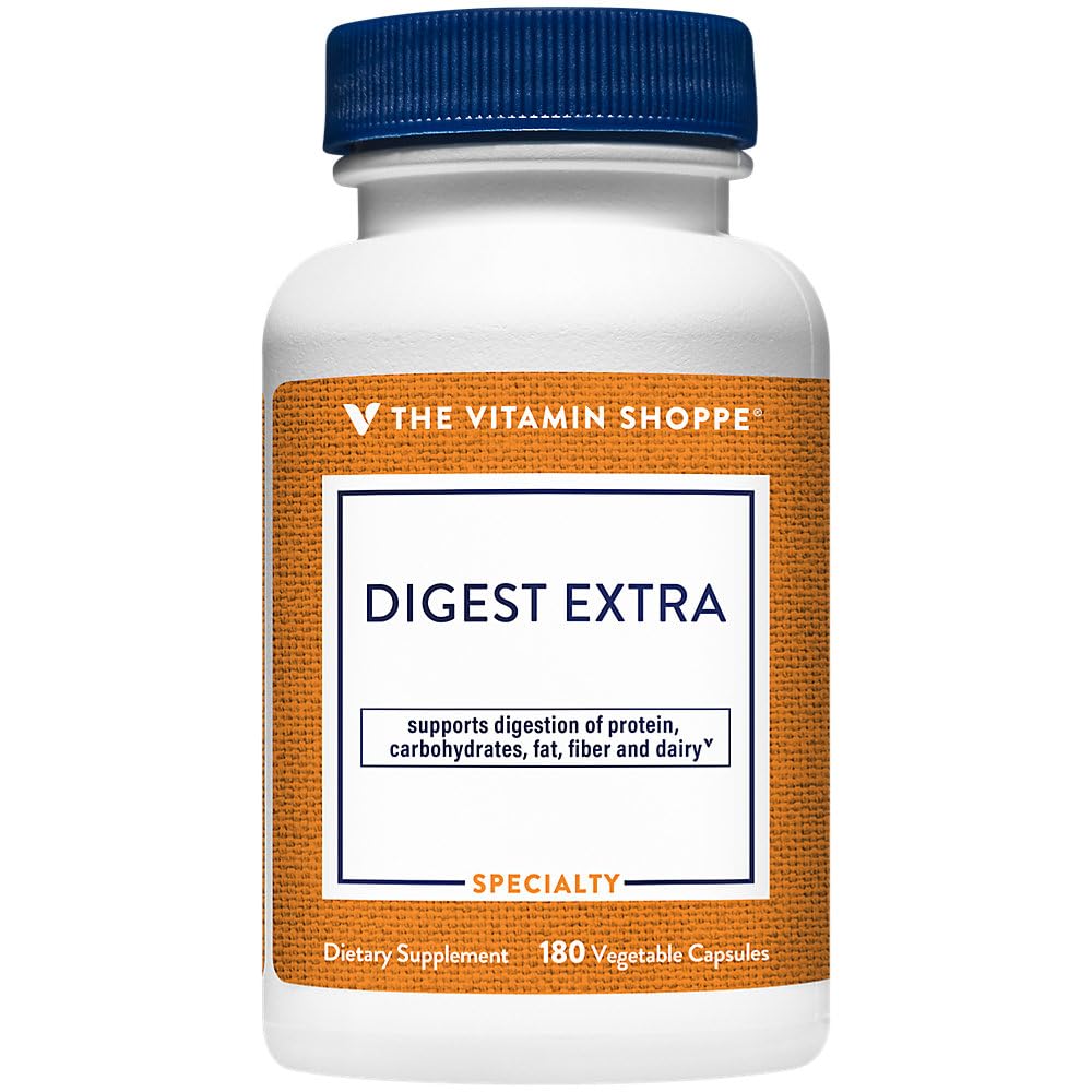 The Vitamin Shoppe Digestive Enzymes Complete Multi-Enzyme Formula Capsules 180