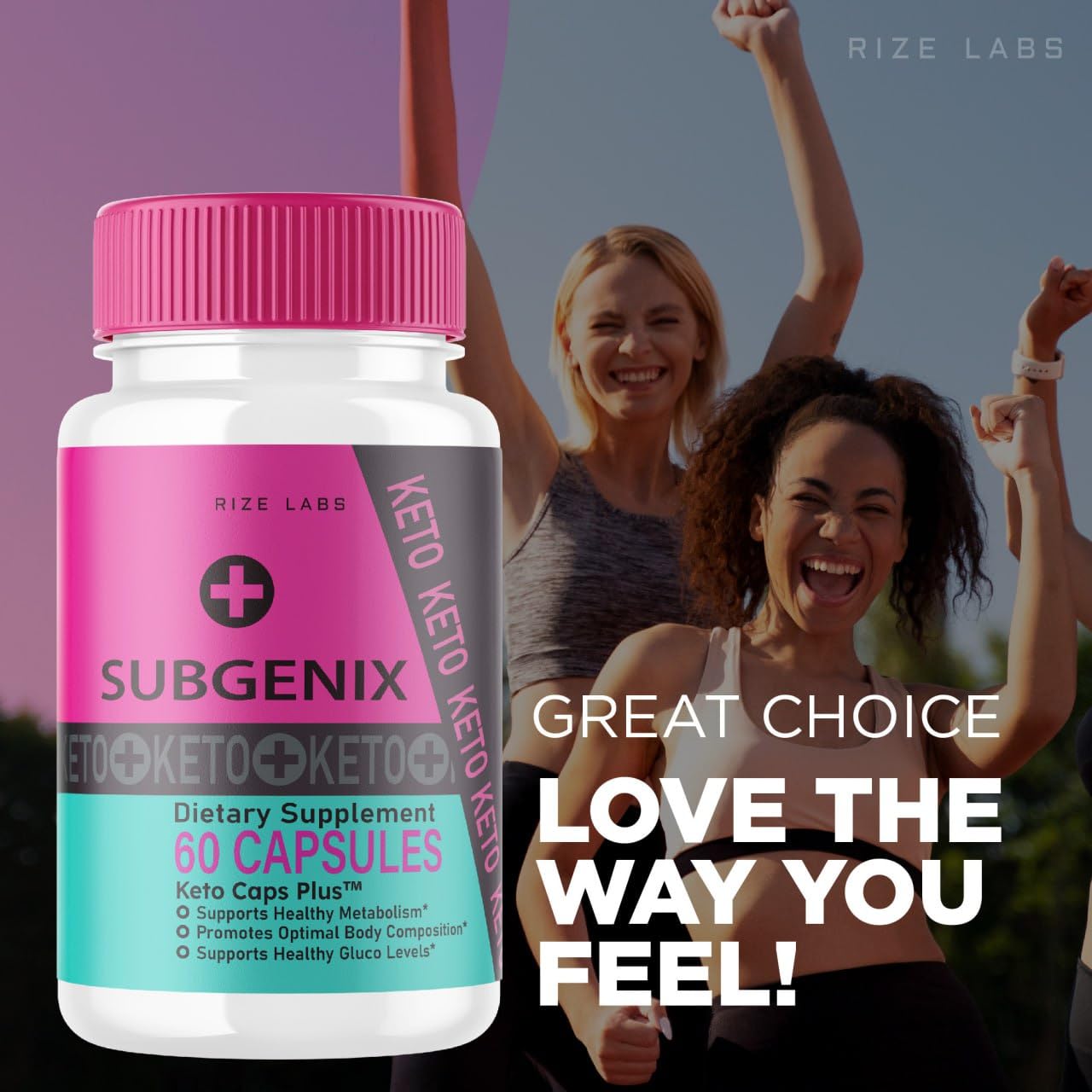 Rize Labs Subgenix Capsules, 120 Capsules