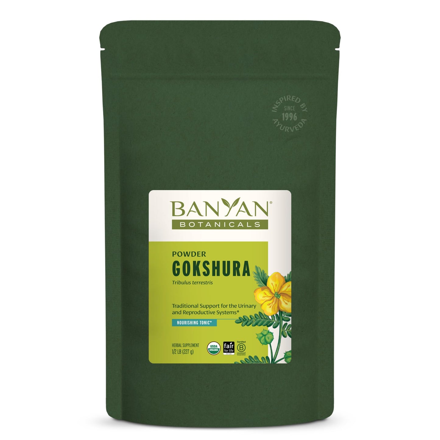 Banyan Botanicals Gokshura Powder (Tribulus Terrestris) 8 oz