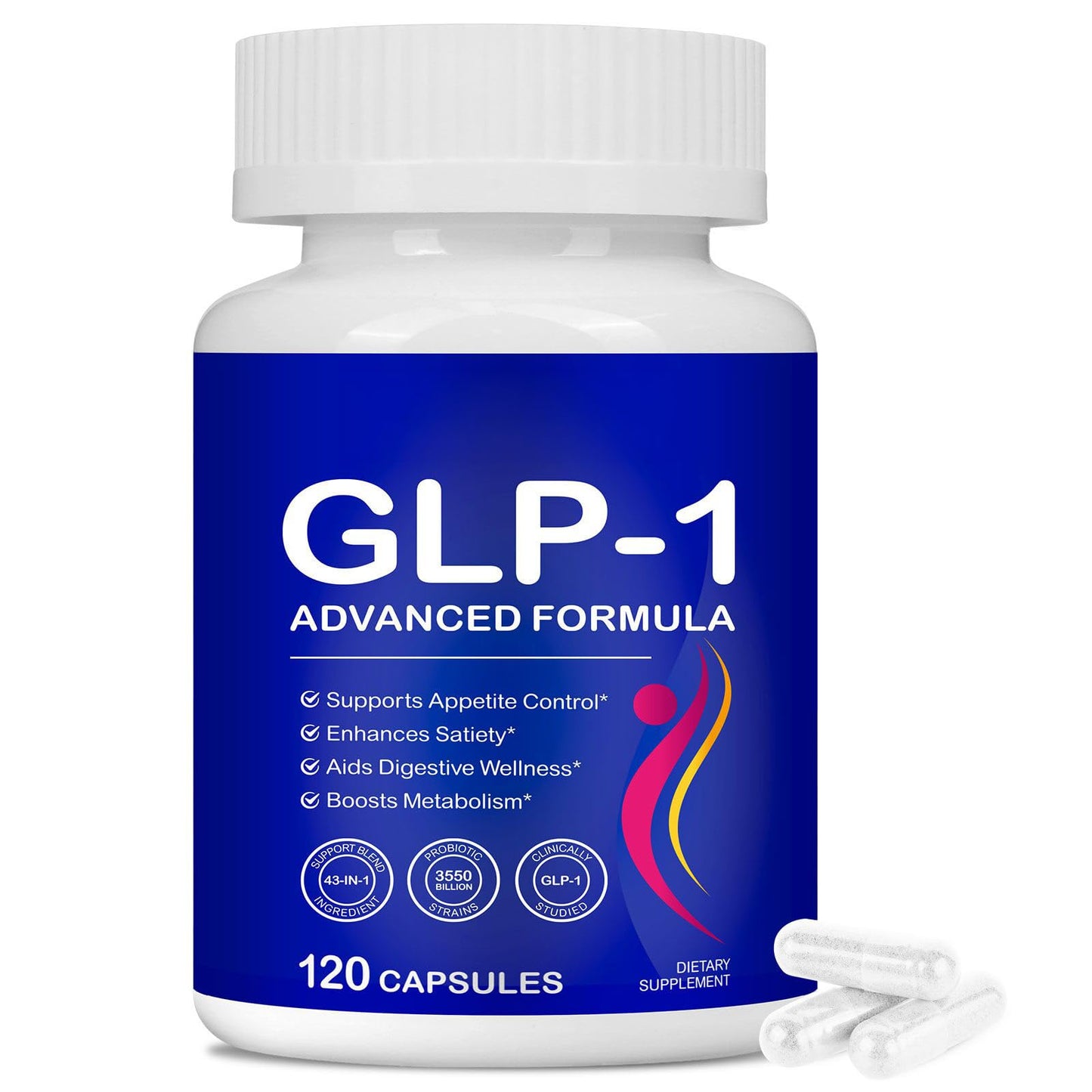 Buyourtaste GLP-1 Probiotic Capsule, 120 Capsules