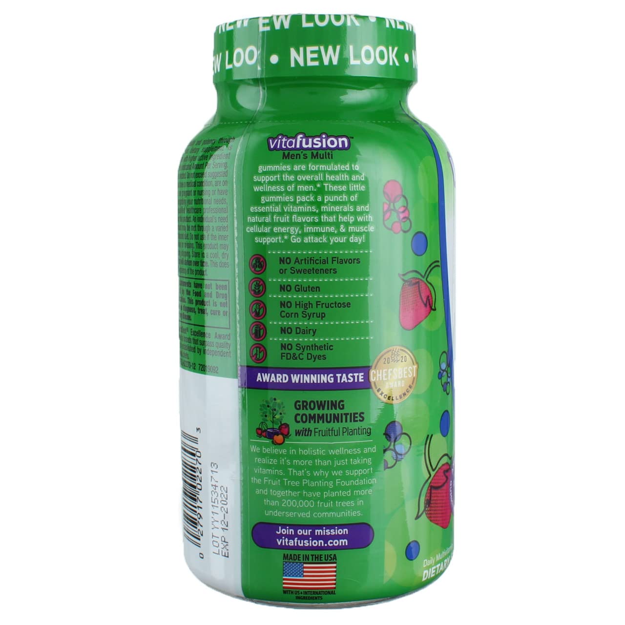 Vitafusion Men's Complete Multivitamin Gummies 450 Count