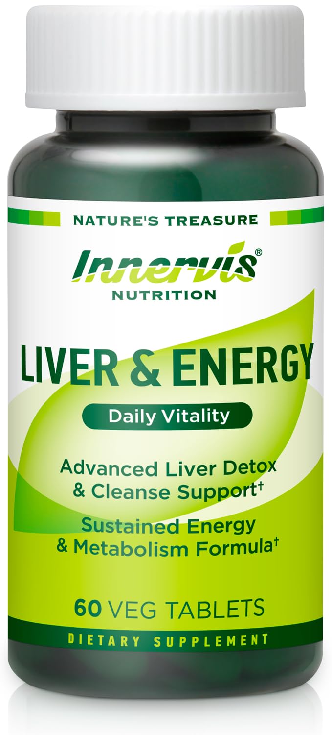 INNERVISNUTRITION Liver Health & Energy Boost 60 Tablets