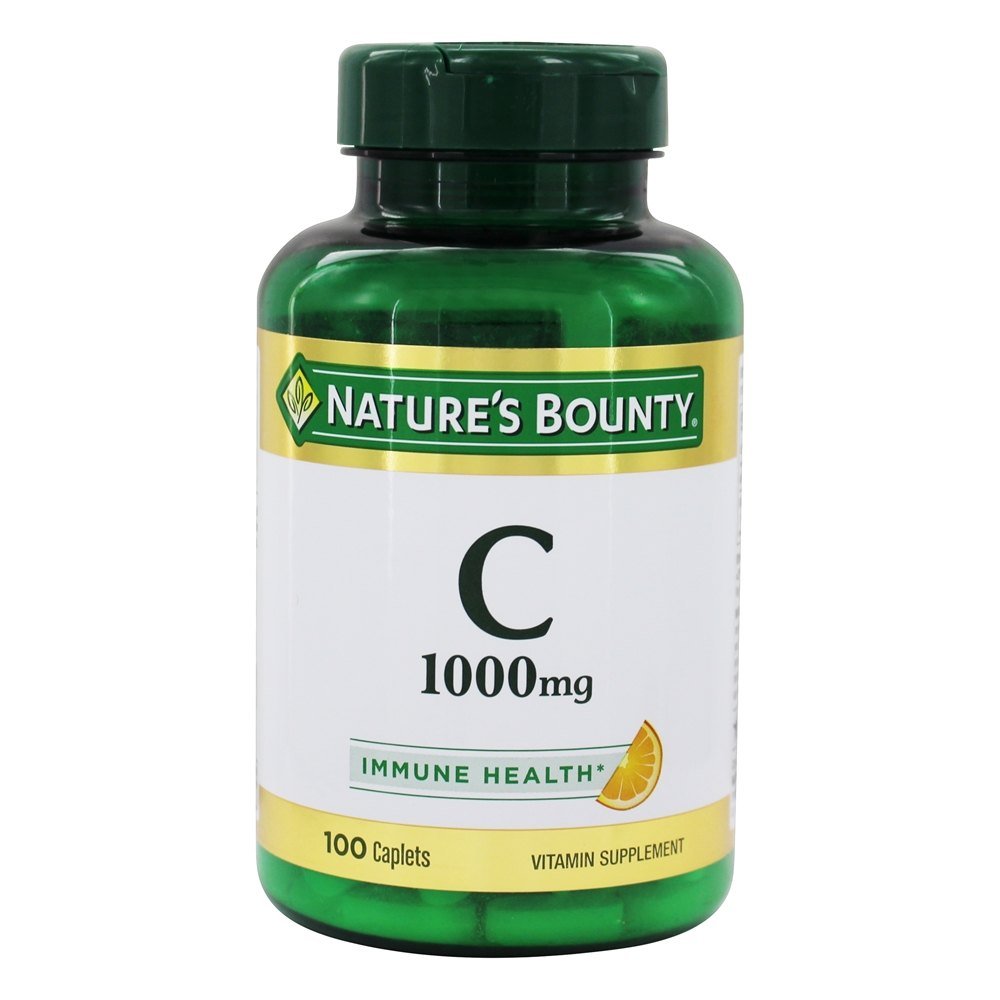 Nature's Bounty Vitamin C 1000 mg Immune Health Caplets 300 Caplets