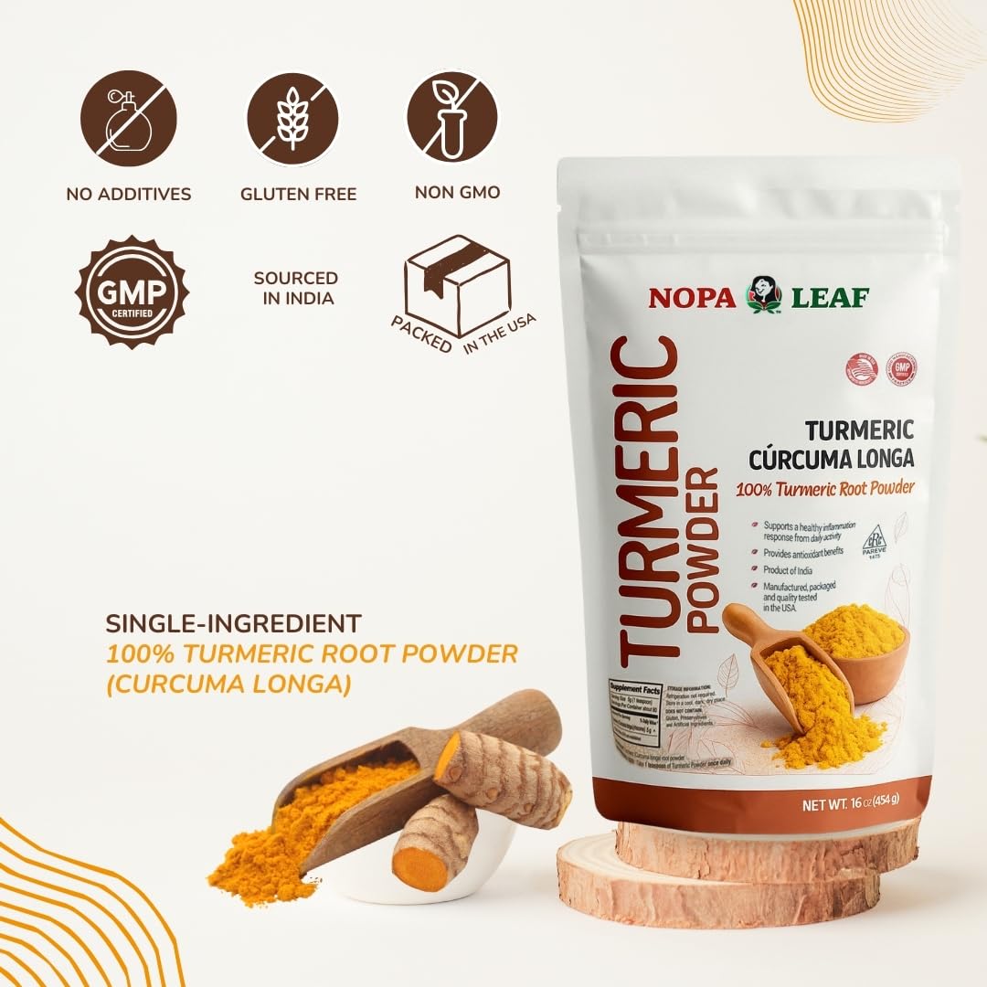 Nopalina NOPA Leaf Turmeric Powder 16 oz