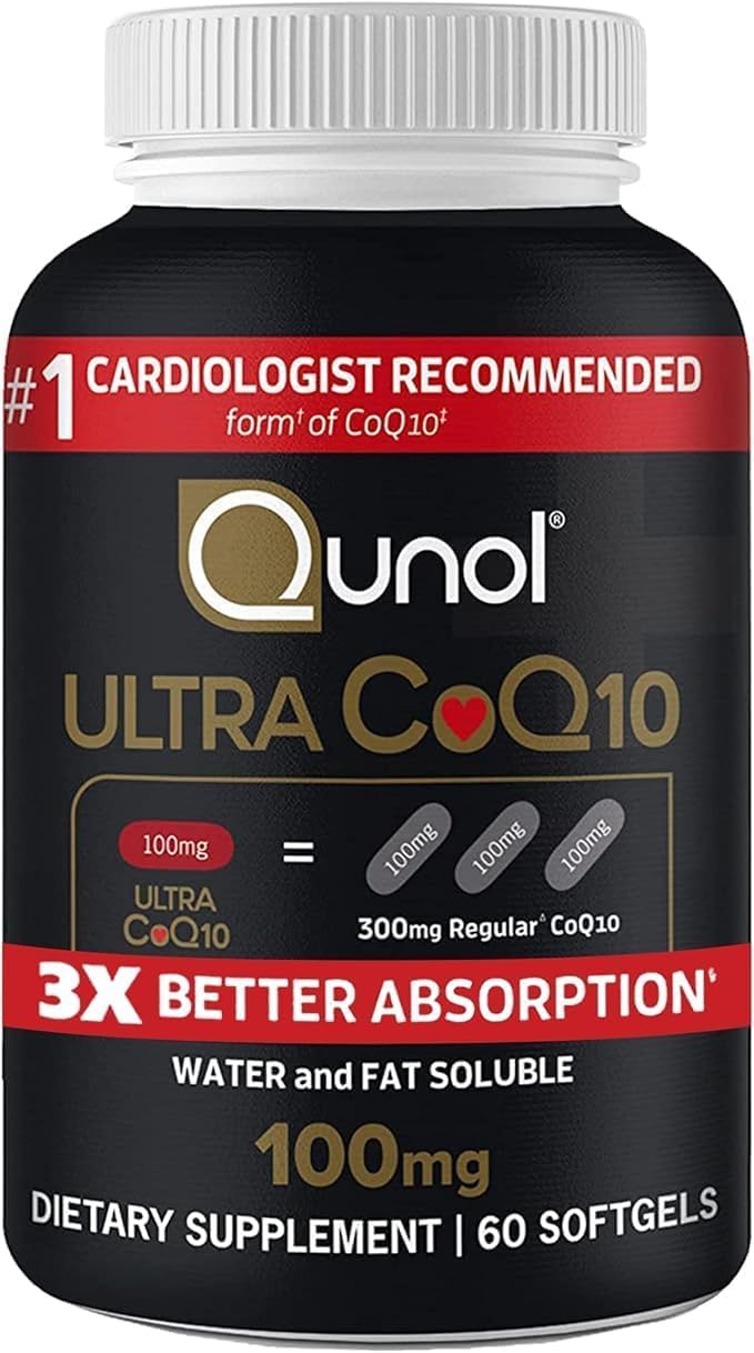 Qunol CoQ10 100mg Softgel, 60 Count
