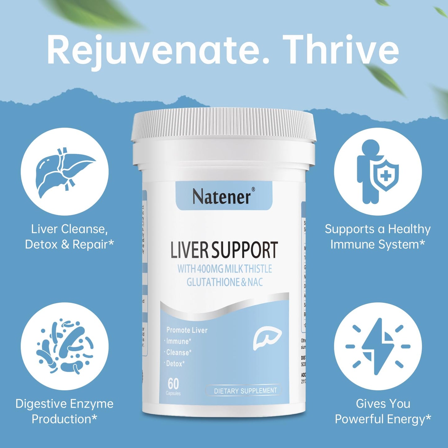 Natener Liver Support Capsules 60