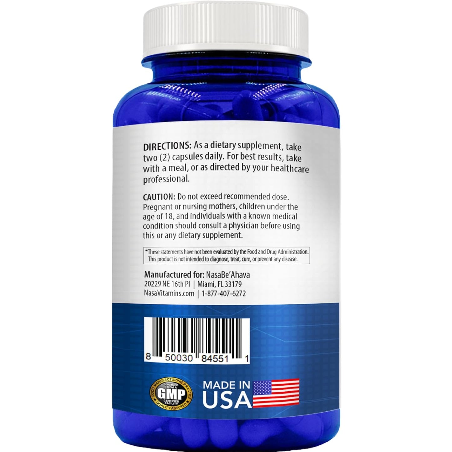 NasaBeahava CoQ10 800mg Capsules, 200 Count