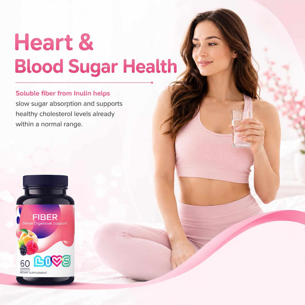 LIVS Fiber Gummies Gummy 120 Count