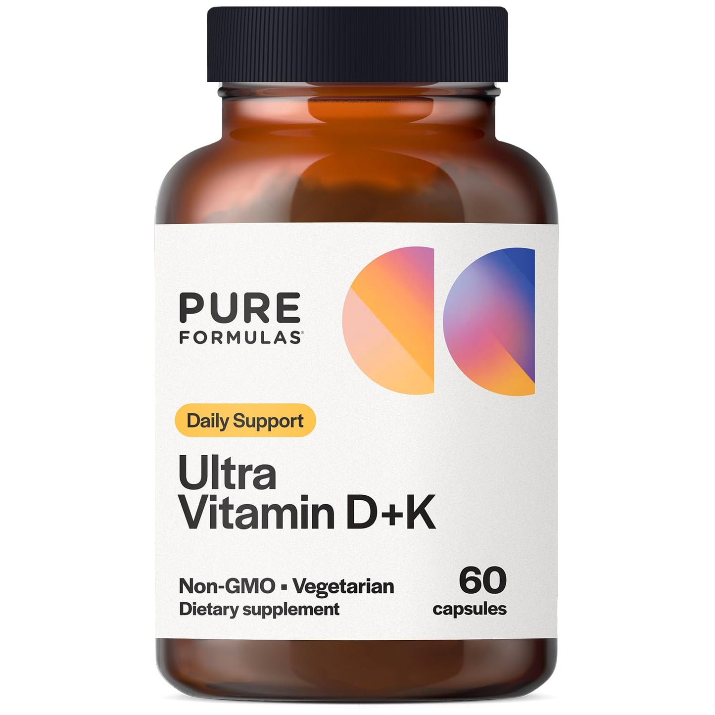 PureFormulas Vitamin D3 K2 5000 IU Capsule 60 Vegetarian Capsules