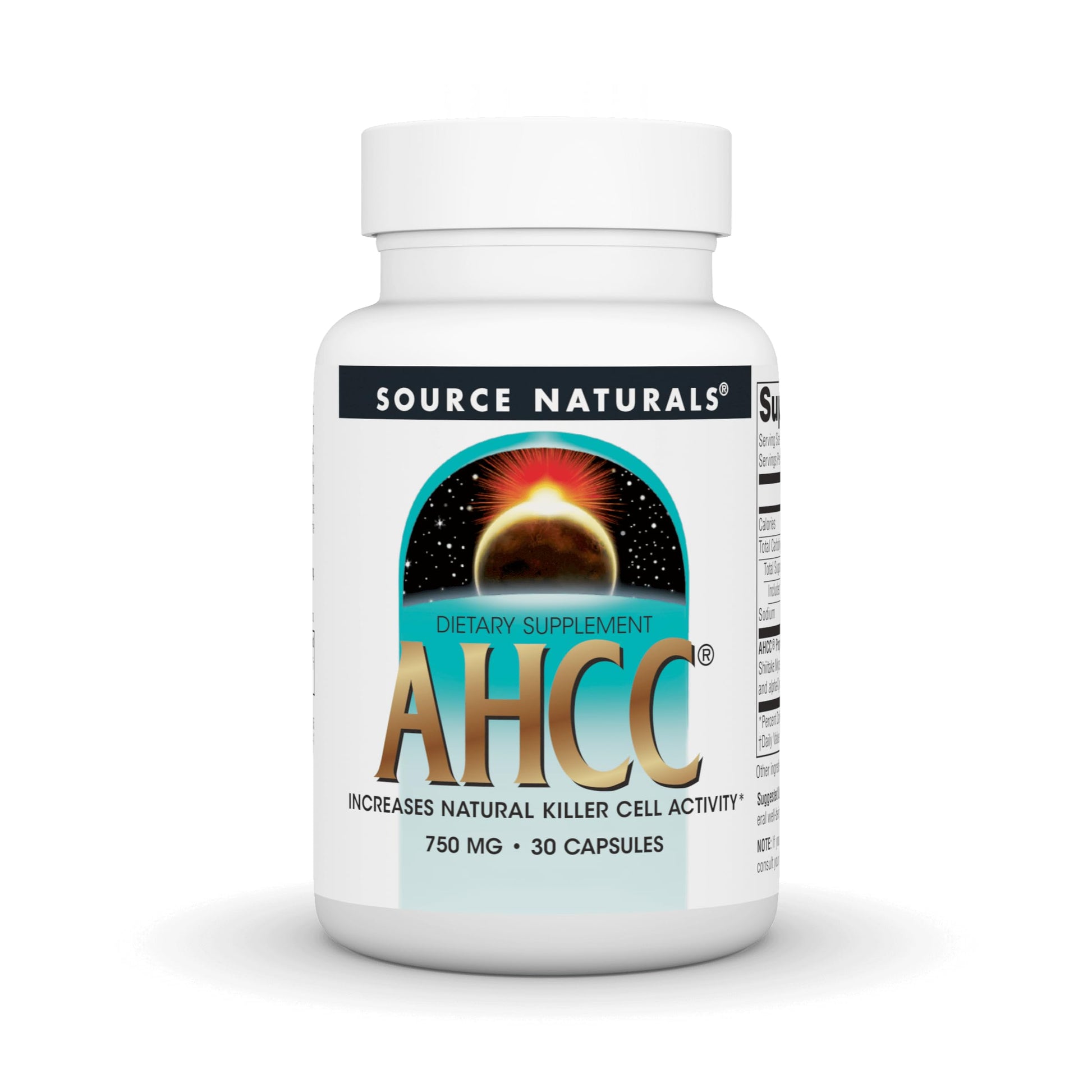 Source Naturals AHCC 750 mg Capsules, 30 Count