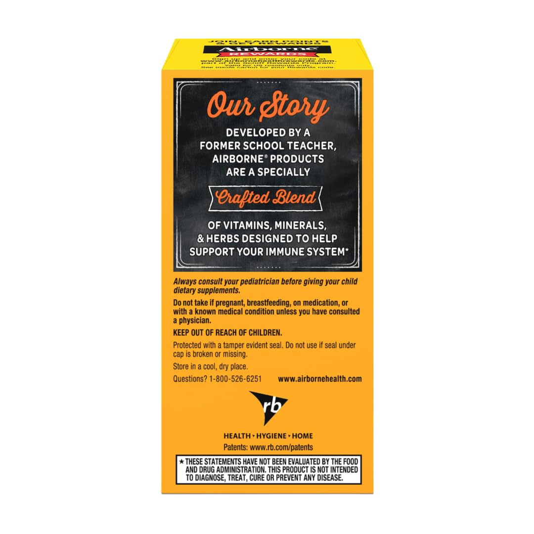 Airborne Vitamin C 1000mg Tablets, 32 Count