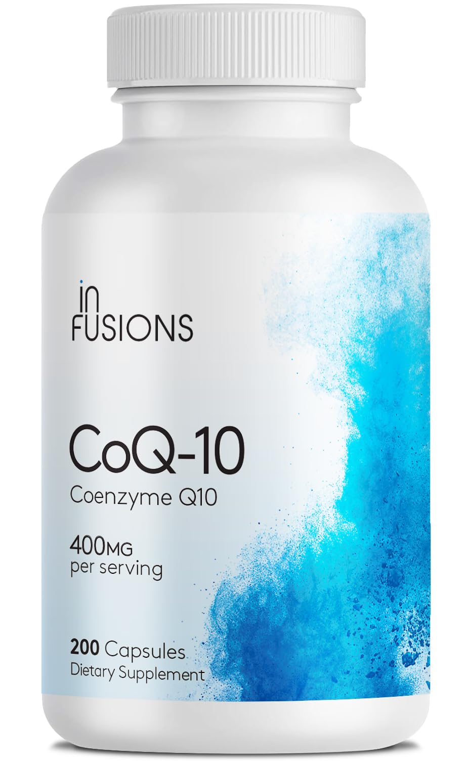 Infusions International CoQ10 400mg Pure Extra Strength Capsule 200 Count