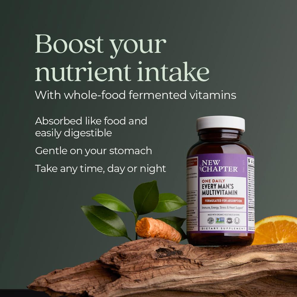 New Chapter Every Man's One Daily Multivitamin Caplets 96