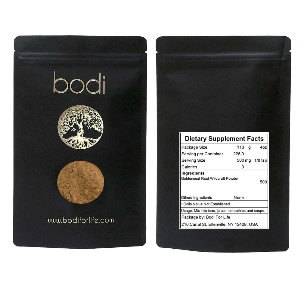 bodi Goldenseal Root Wildcraft Powder 4 oz