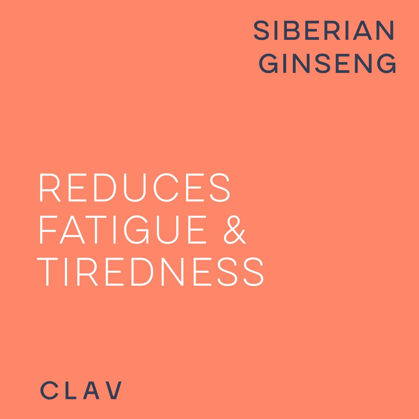 CLAV Siberian Ginseng 900mg Eleuthero Root Powder Capsules, 60 Count