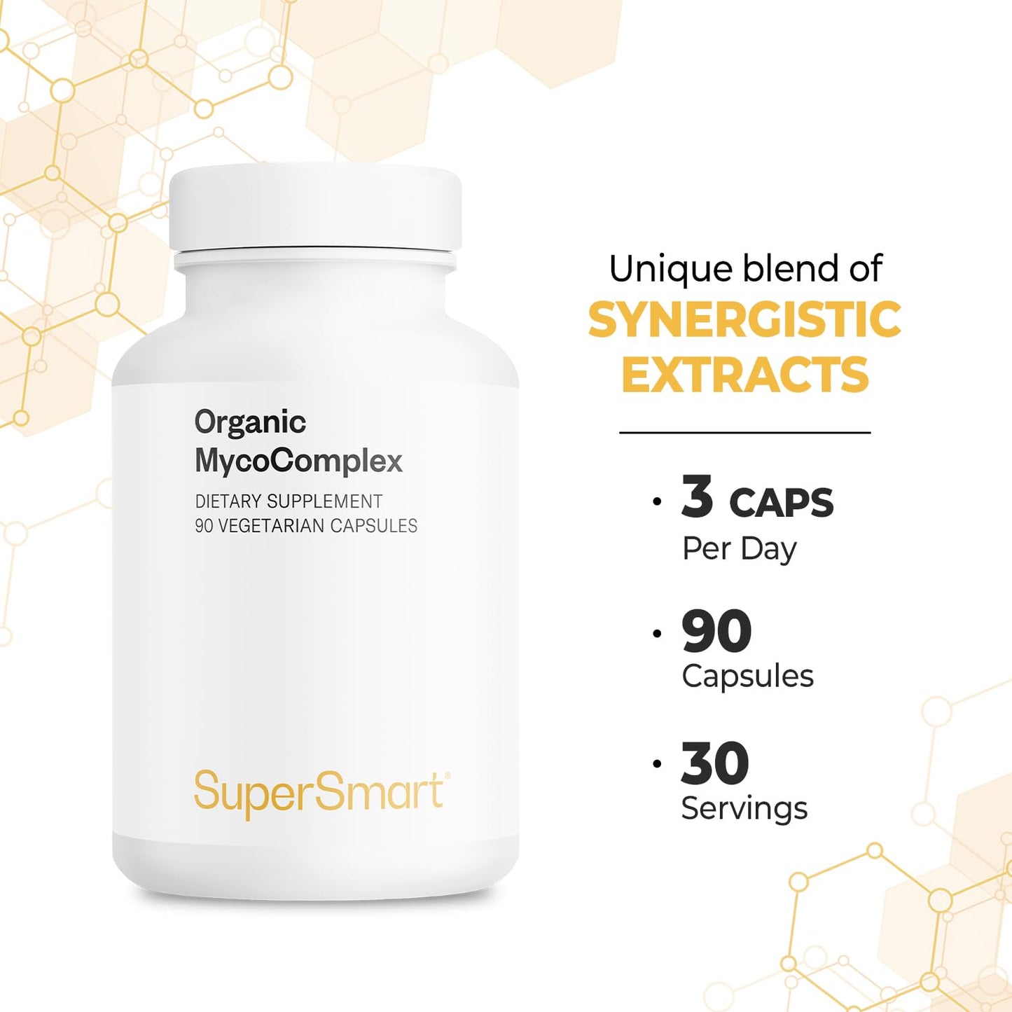 Supersmart Organic MycoComplex Capsules 90