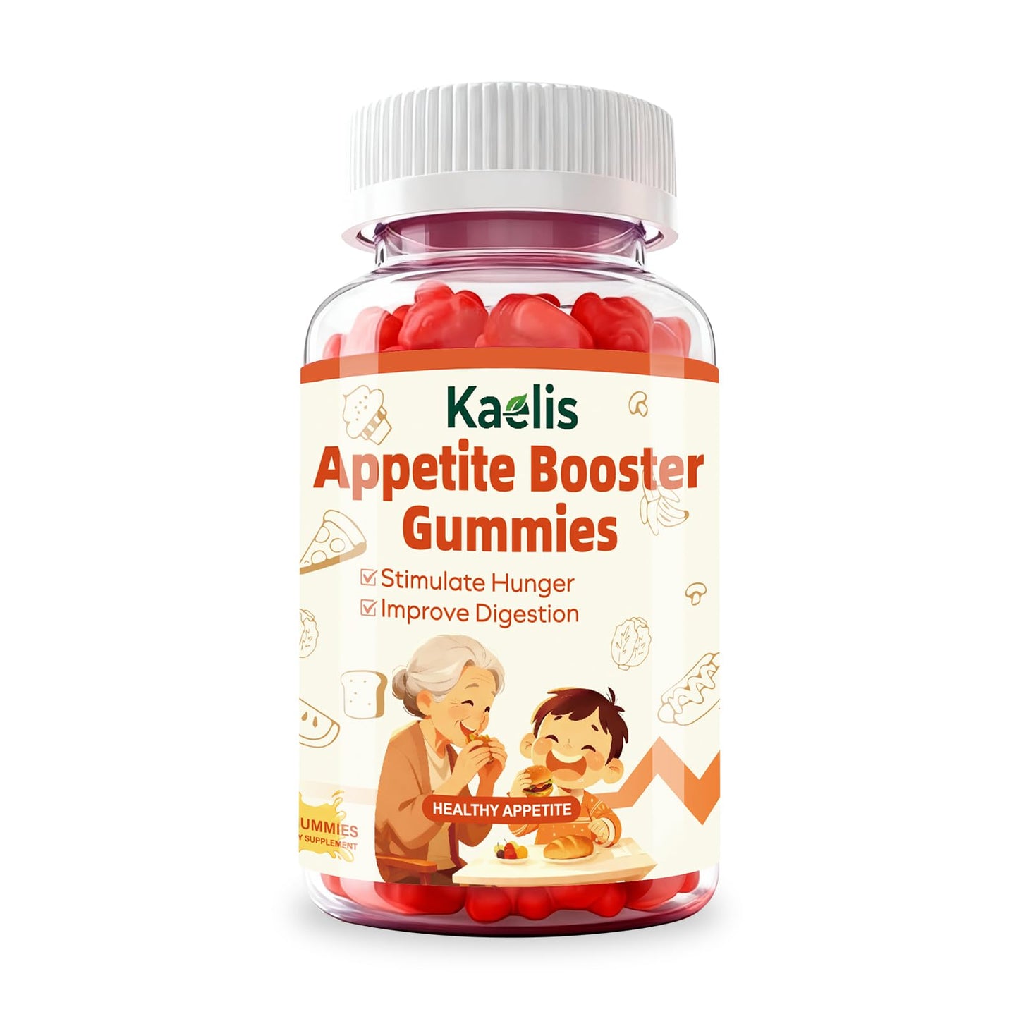 Kaelis Appetite Booster Gummies 60 Count