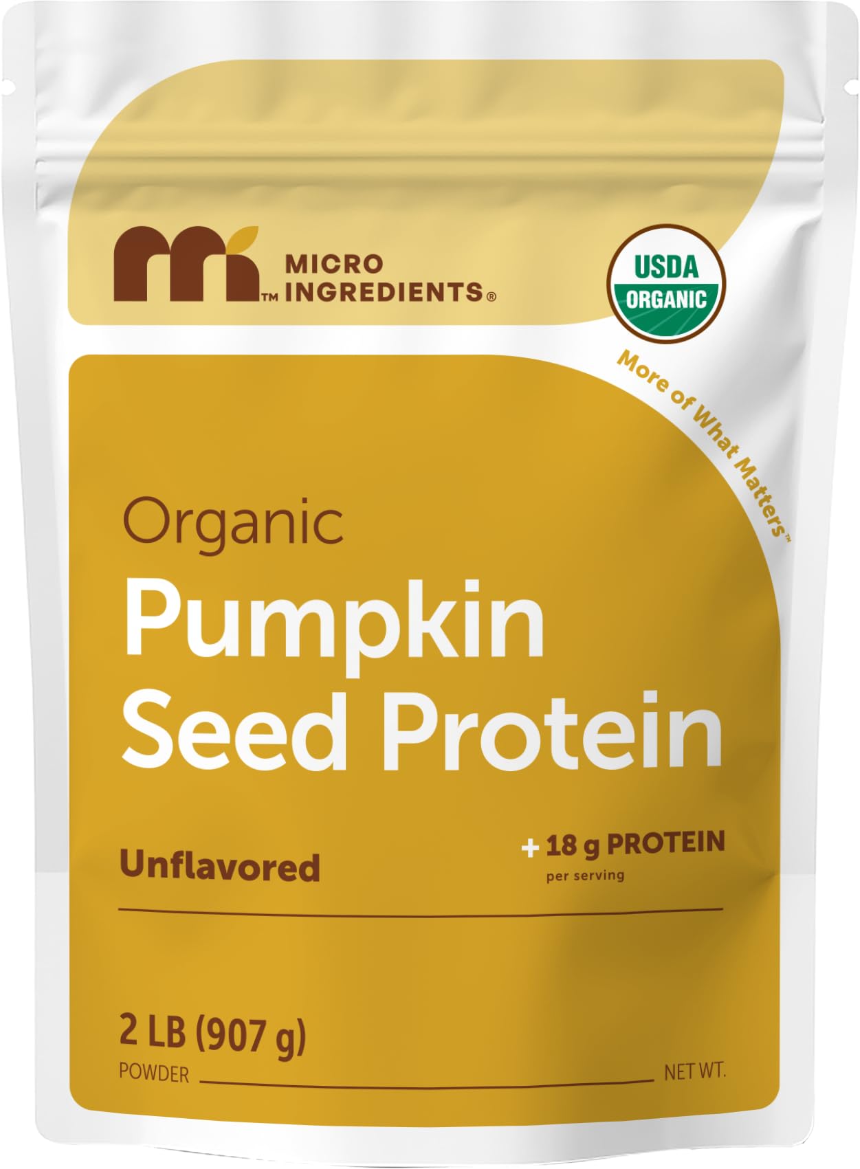 Micro Ingredients Organic Pumpkin Seed Protein Powder 32 Servings
