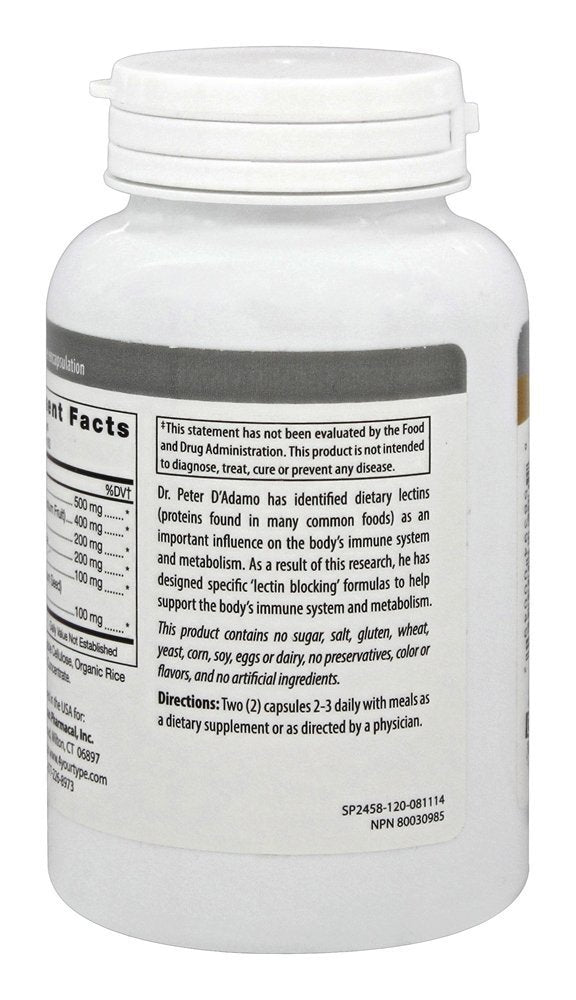 D'Adamo Personalized Nutrition Deflect B Capsules 120 Count