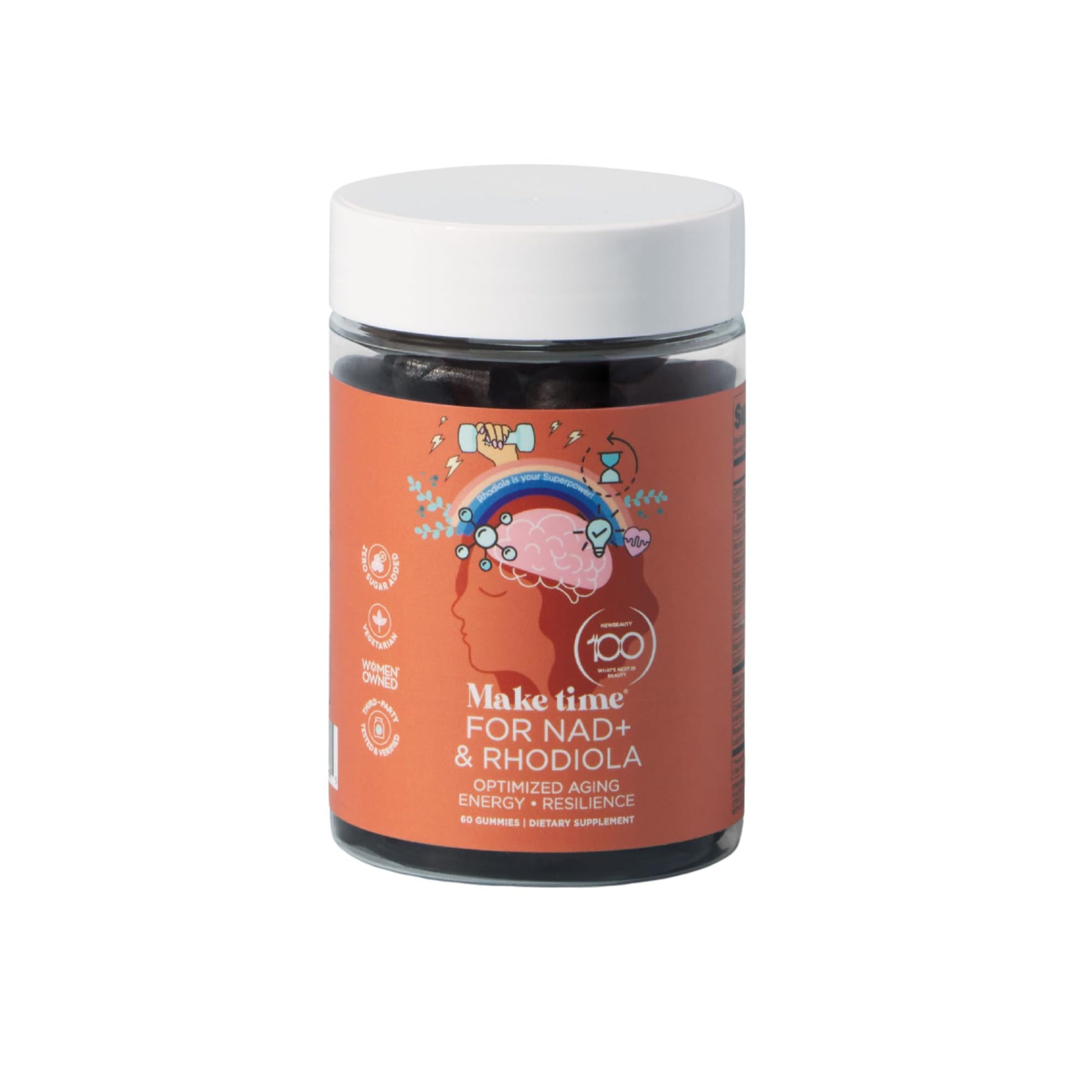 MAKE TIME NAD+ Supplement Gummies 60 Count