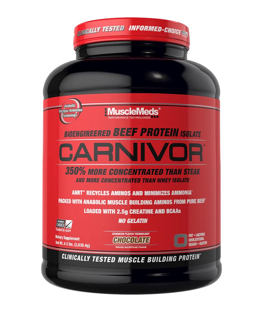 MuscleMeds Carnivor Chocolate Protein Powder 64 Servings