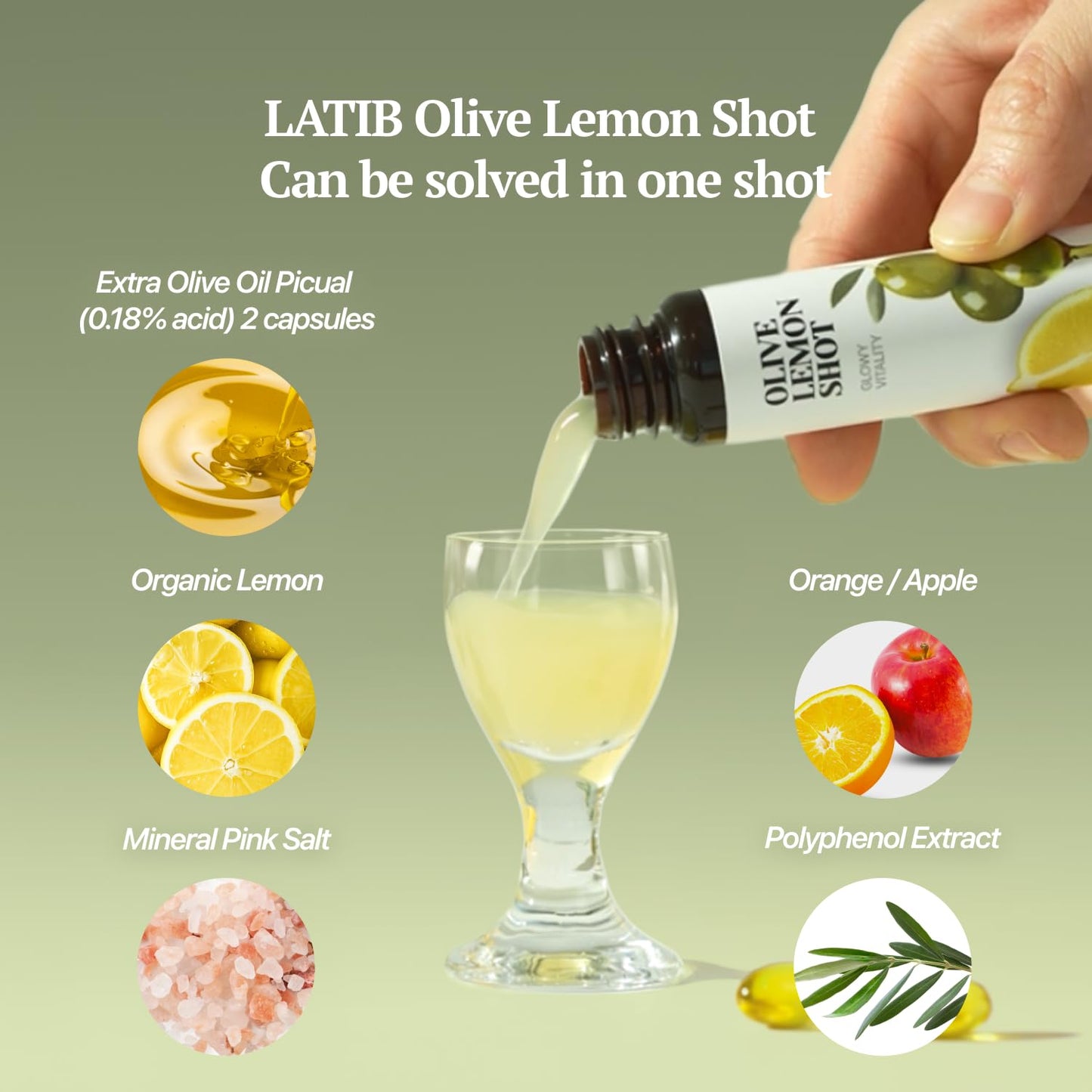 LATIB Olive Lemon SHOT Liquid 11.76