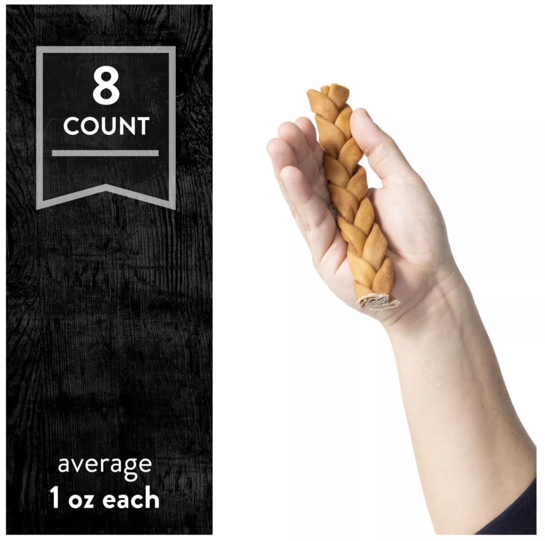 Dentleys Collagen Rich Braids Chicken Flavor Chewable 8 Count