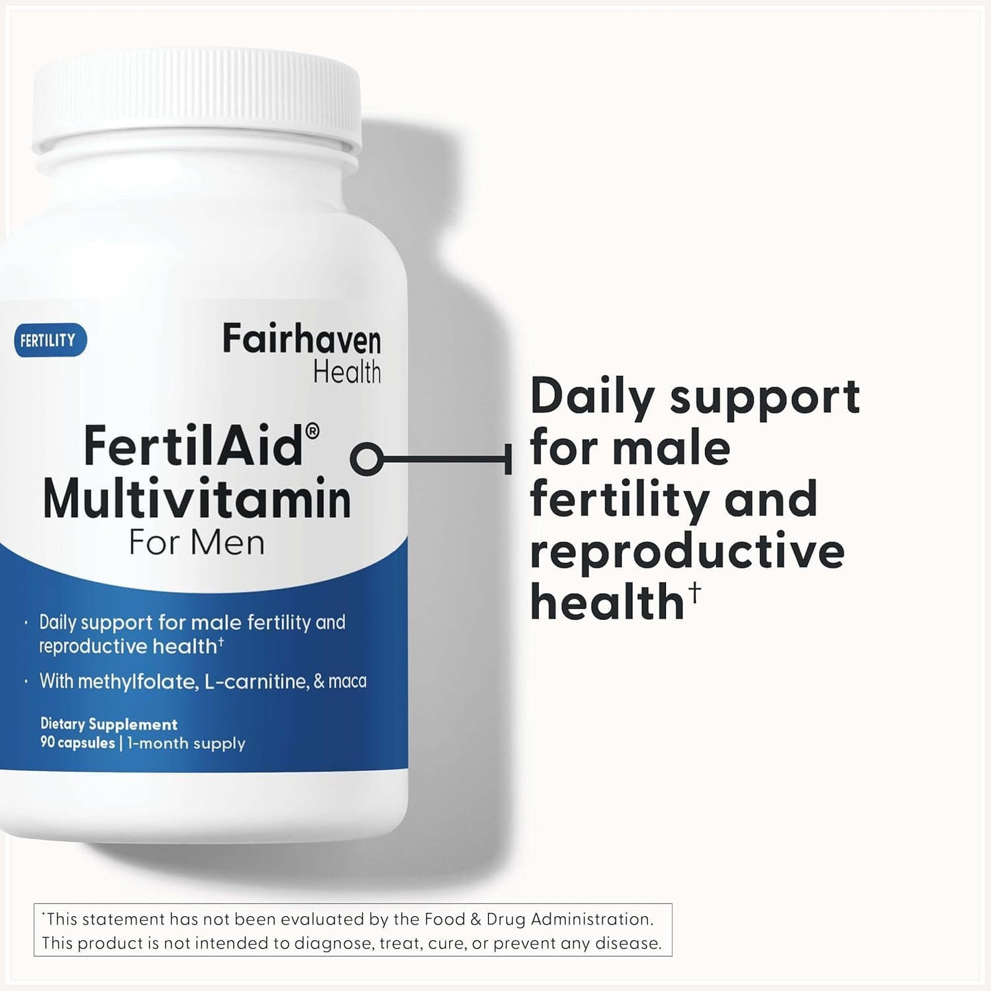Fairhaven Health FertilAid for Men and MotilityBoost Combo Capsules, 150 Capsules
