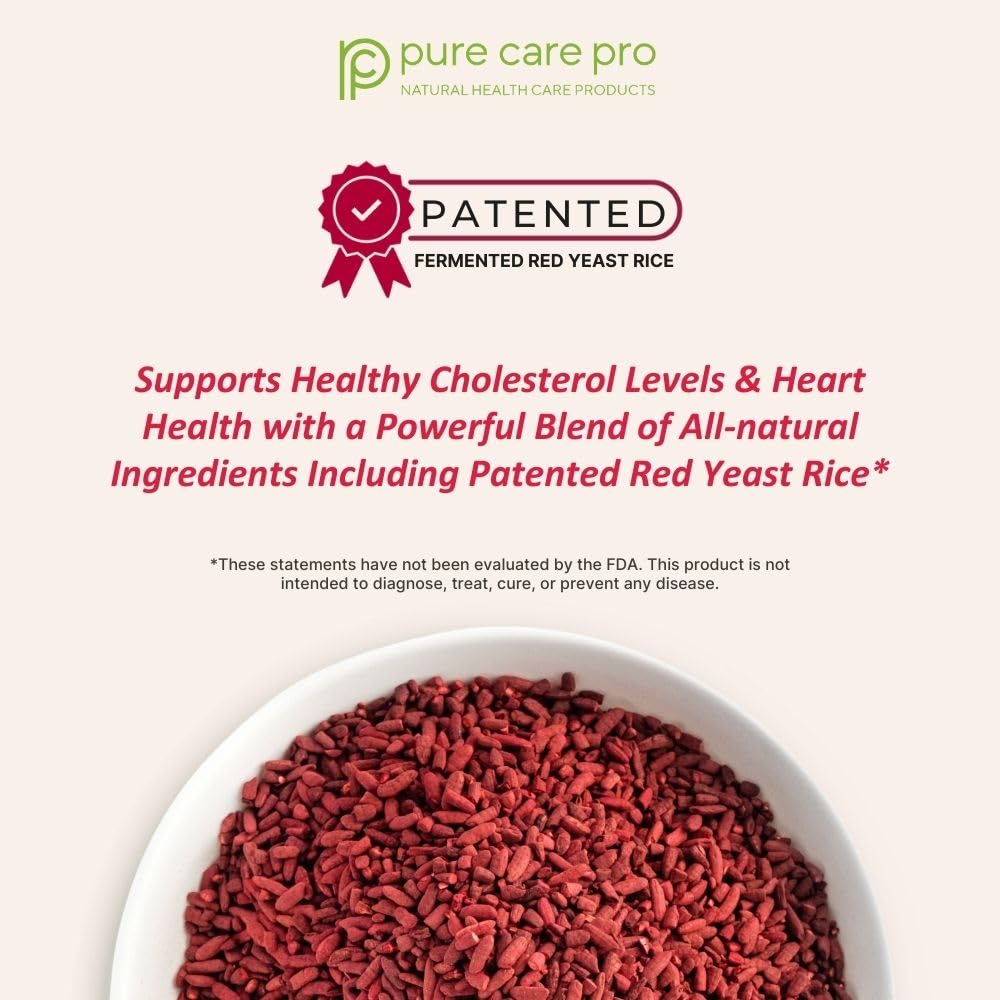 LIPOMEZIN Pure Care Pro Synergistic Cholesterol Support Blend Capsule, 60 Count