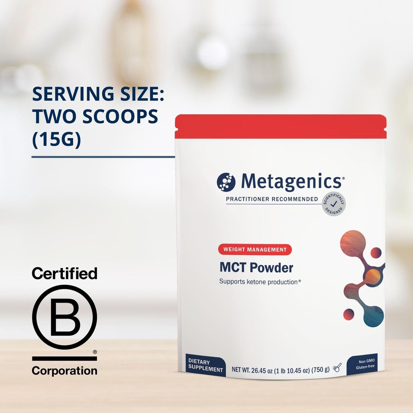 Metagenics MCT Powder 10.45 Ounce