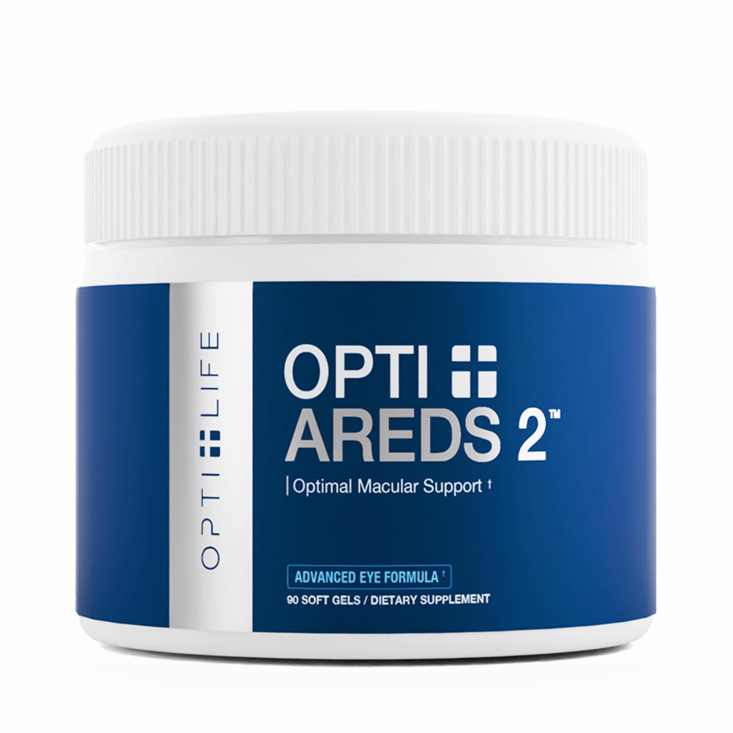 Opti + Life AREDS 2 Vision & Eye Health Capsules, 90 Count