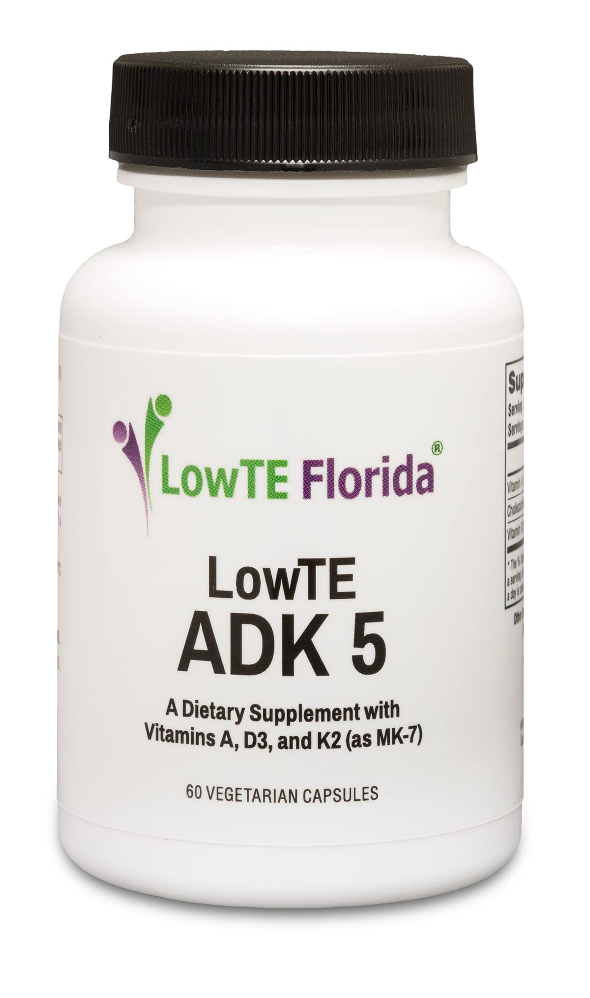 LowTE Florida ADK 5 Multivitamin Capsules, 60 Count
