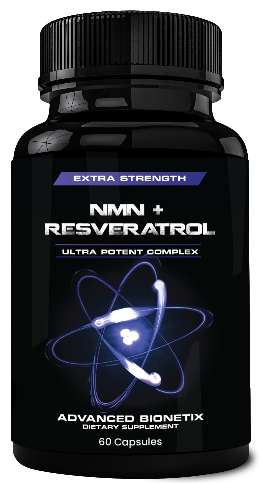 Advanced Bionetix NMN Resveratrol Betaine (TMG) Capsules, 60 Count