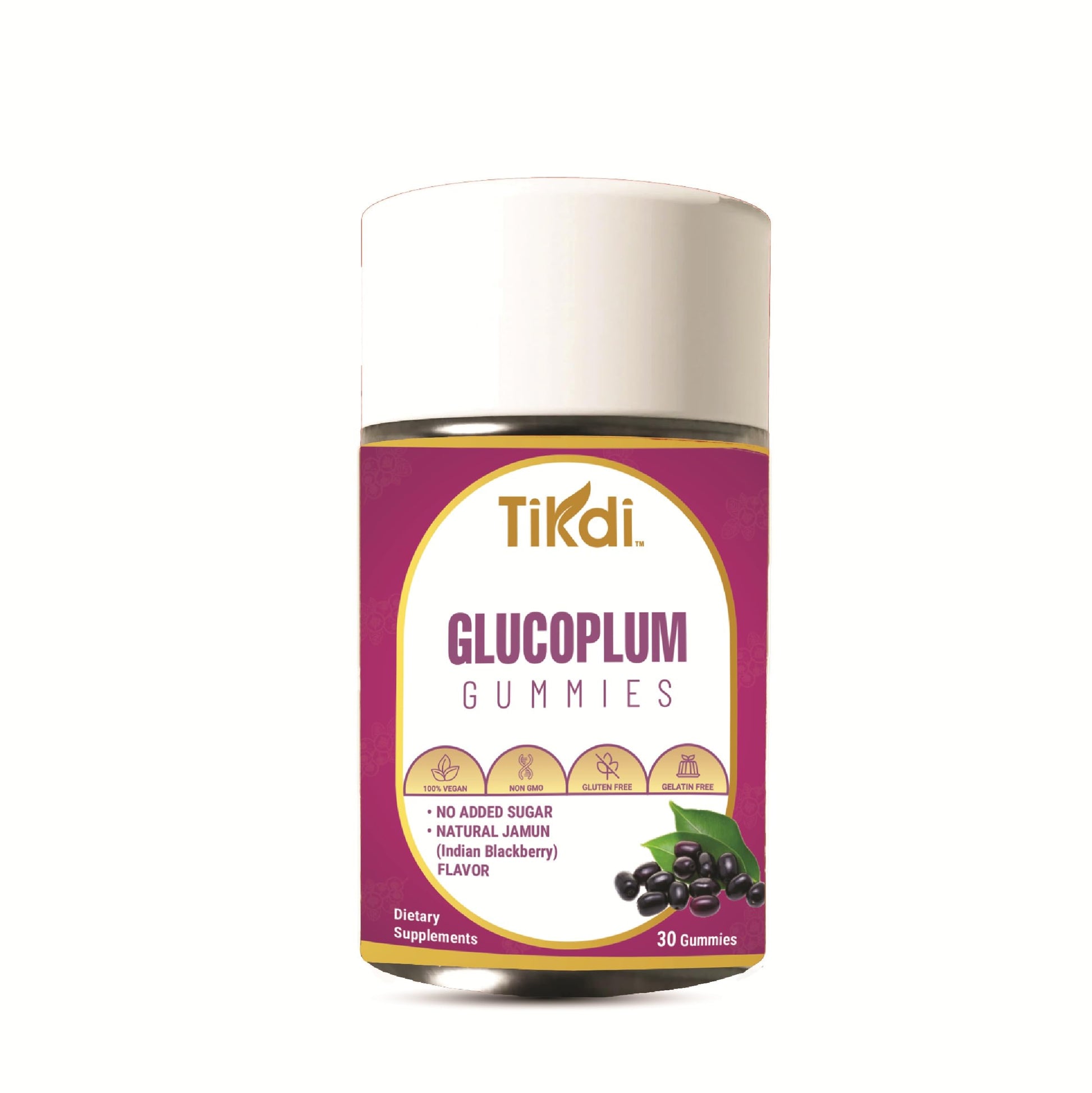 TIKDI GlucoPlum Gummy 30 Count