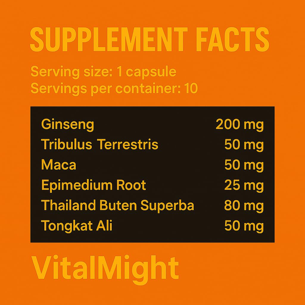 Vital Might Sports Nutrition for Improved Performance, Energy and Endurance Caplet, 10 Count