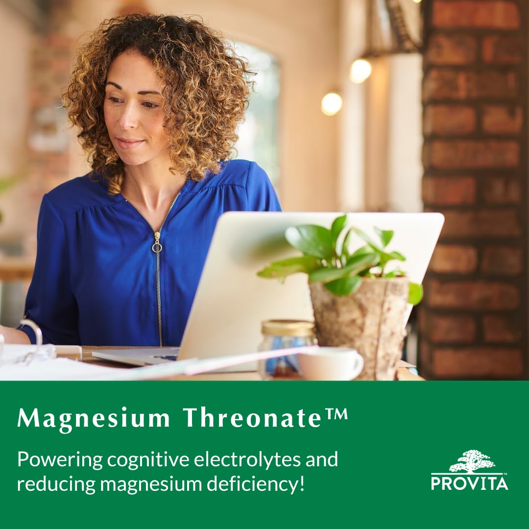 PROVITA Magnesium L-Threonate Supplement Capsule, 90 Count