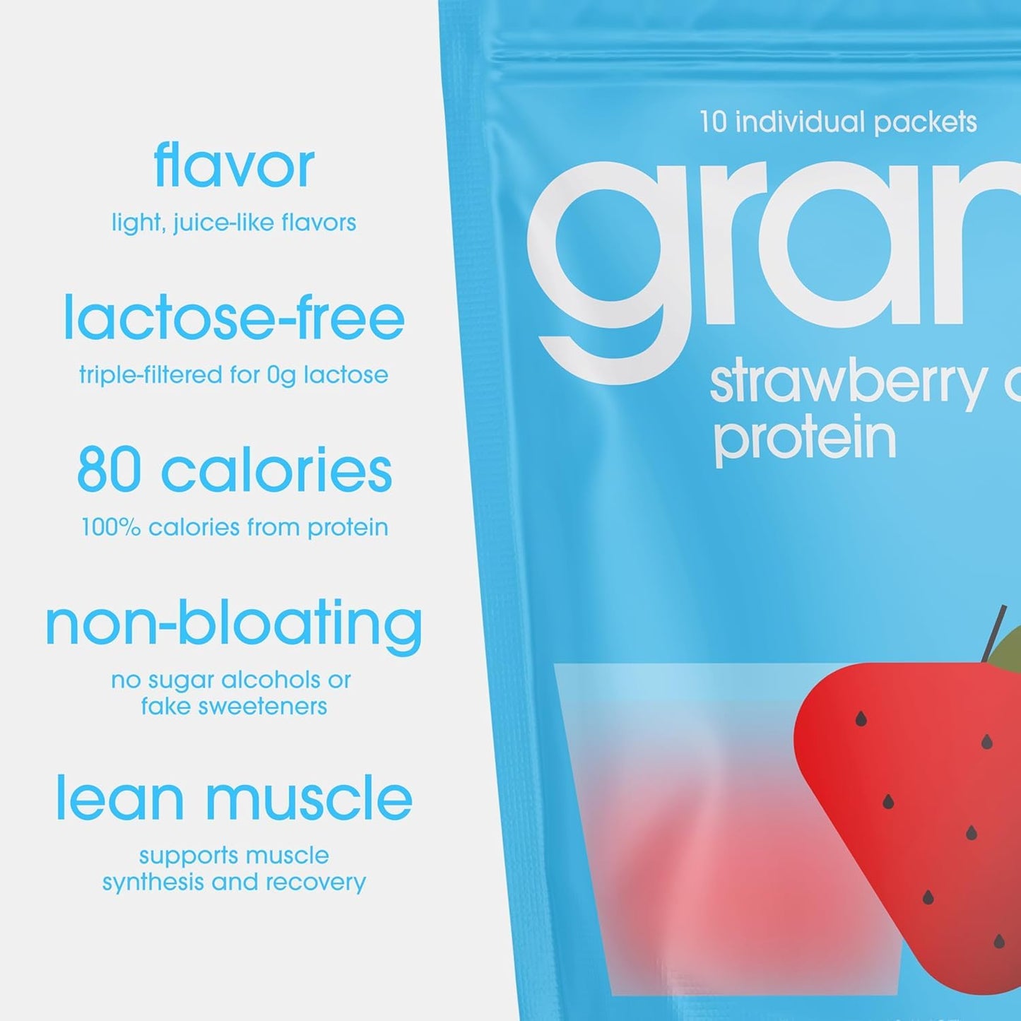 GRAMMS Clear Protein Powder, 249