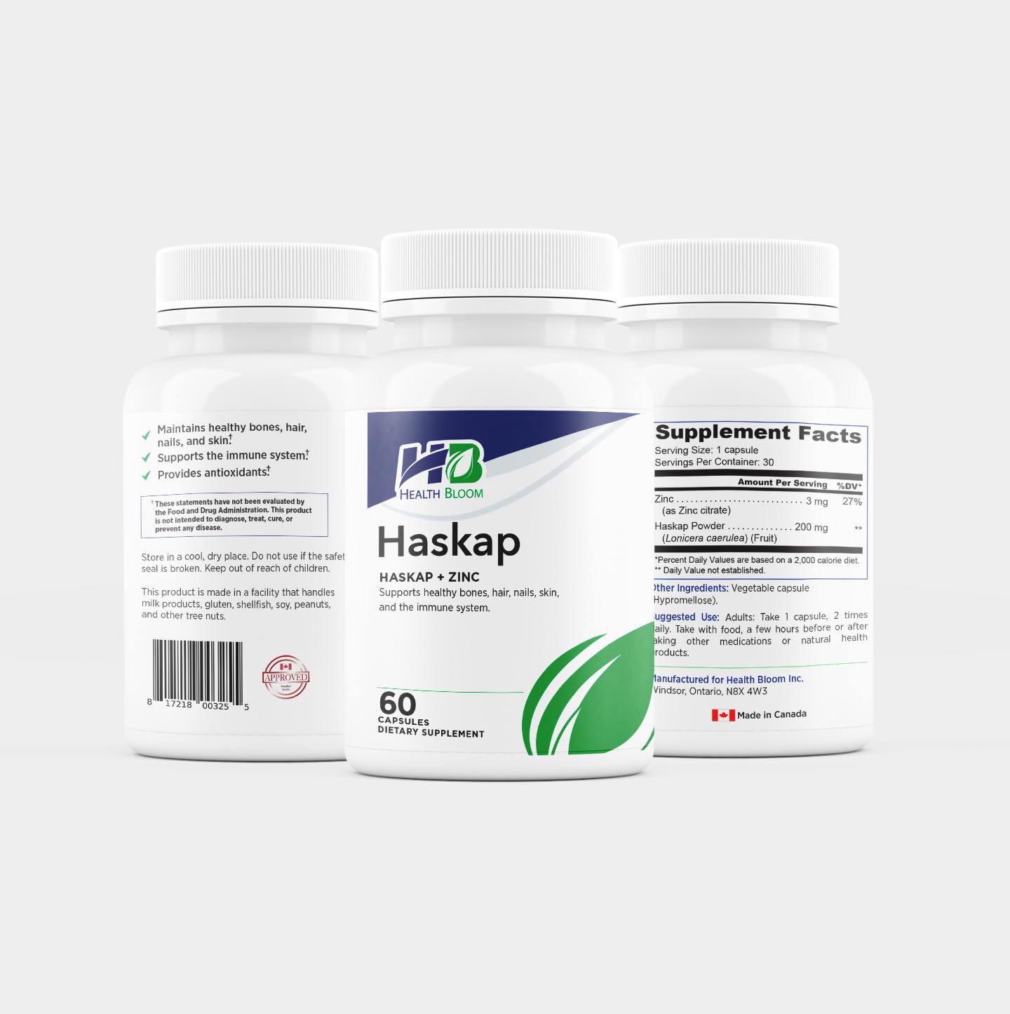 Health Bloom Inc. Haskap Capsule 60 Capsules