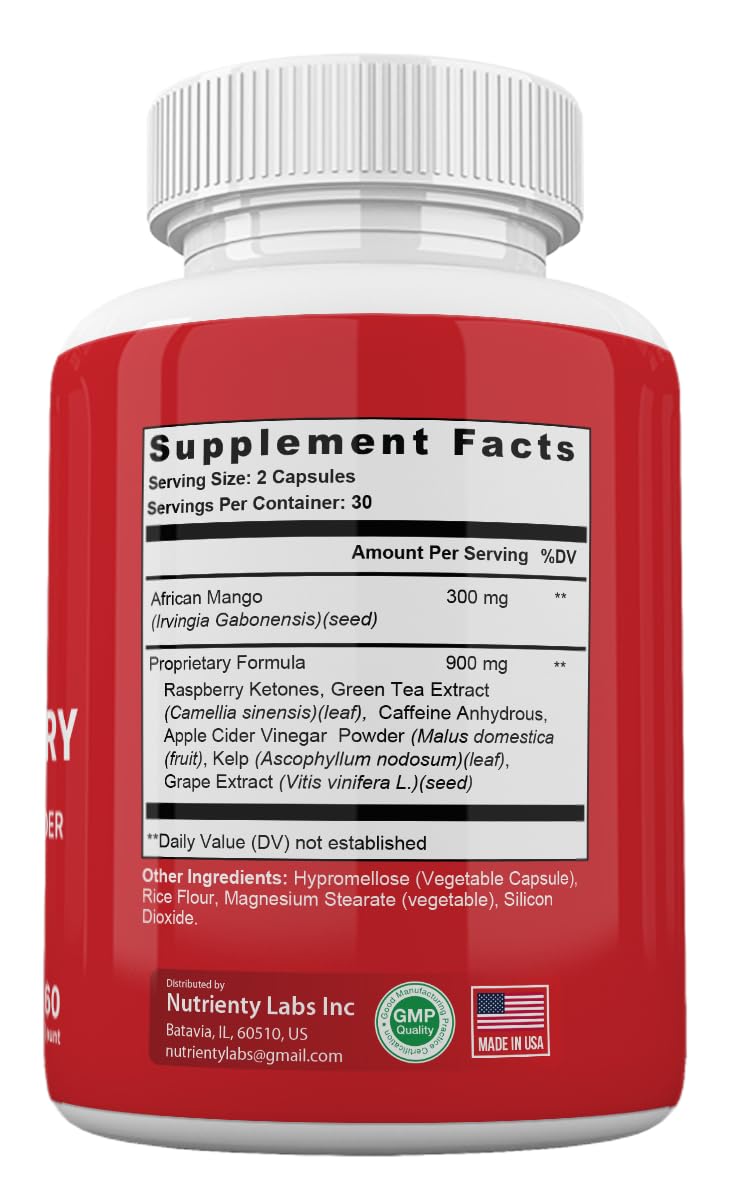 Zonata 21 Keto Nutrition X3 Formula Keto + ACV Capsules with Raspberry, 60 Capsules