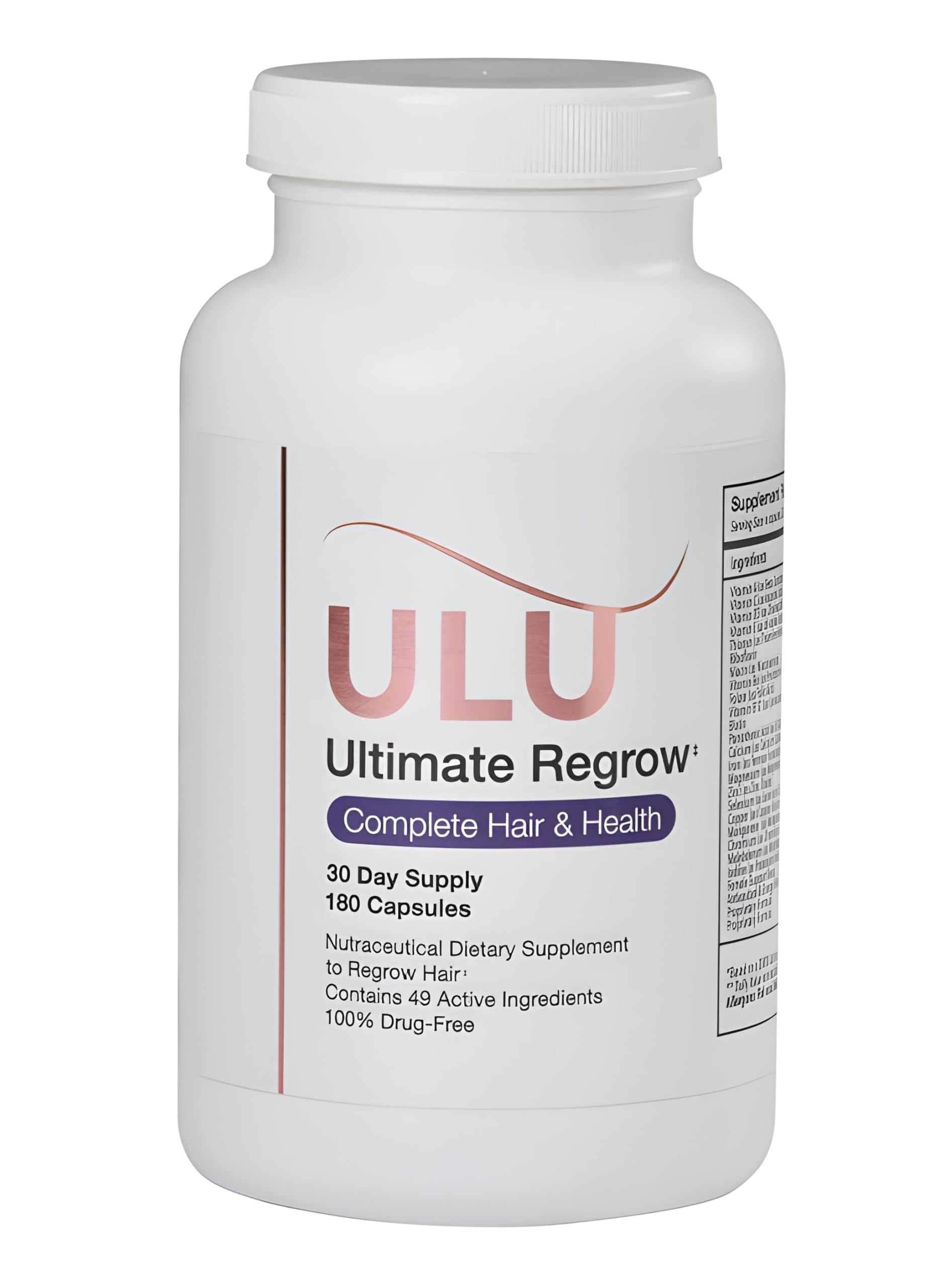 ULULIFE Ultimate Regrow Multivitamin Capsules, 180 Count