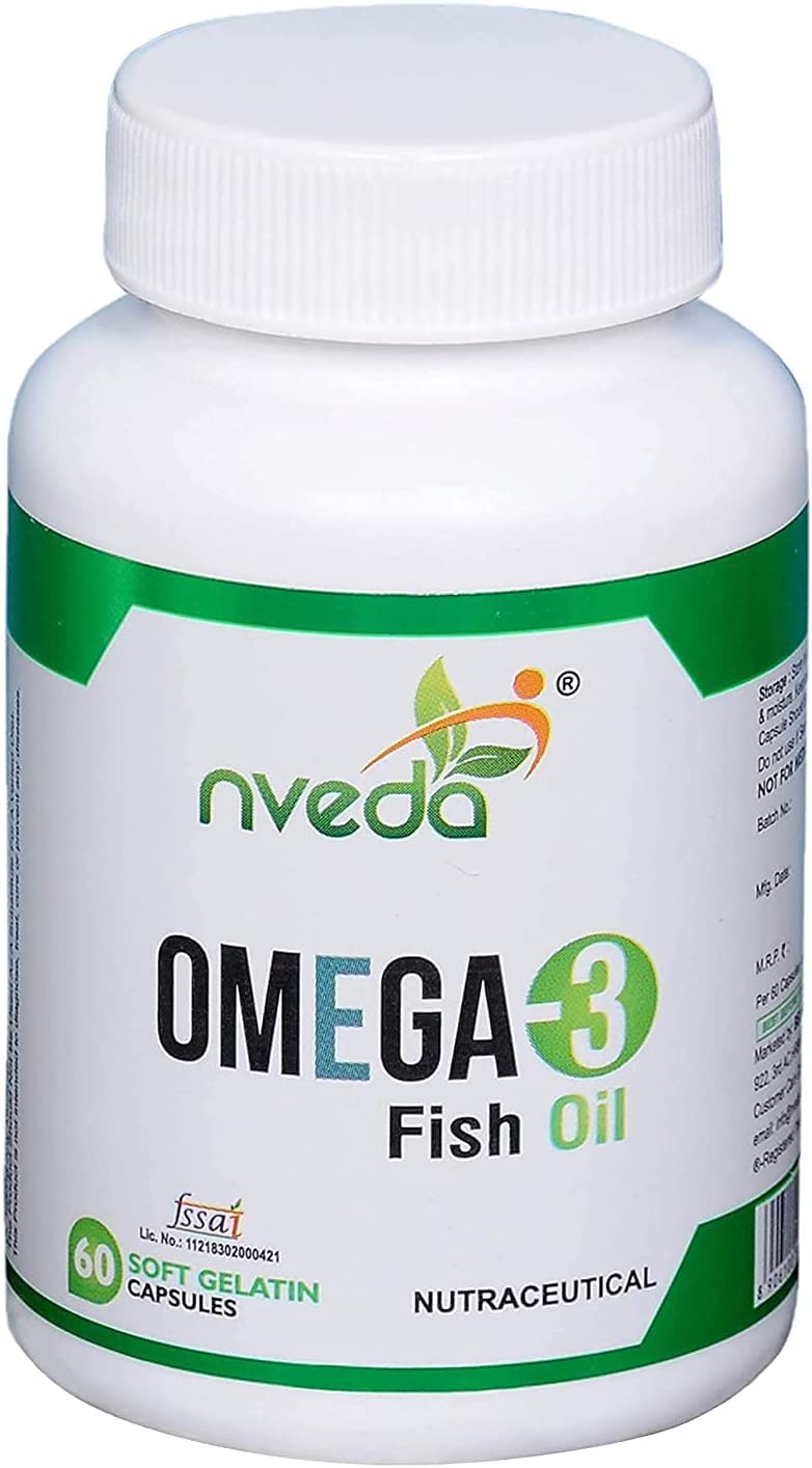 TARIN Nveda Omega 3 Fish Oil Softgels 60