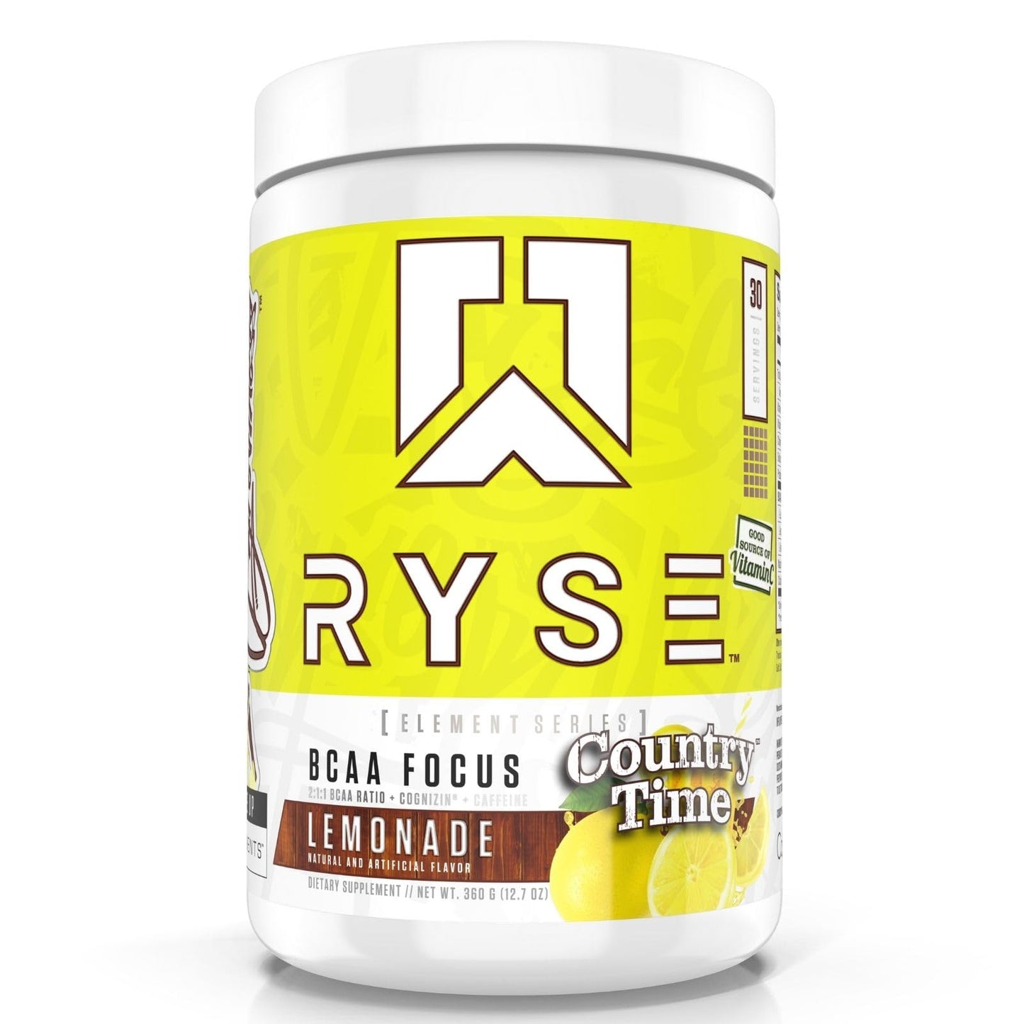 RYSE Up Supplements BCAA Focus Powder, 12.06 Ounce