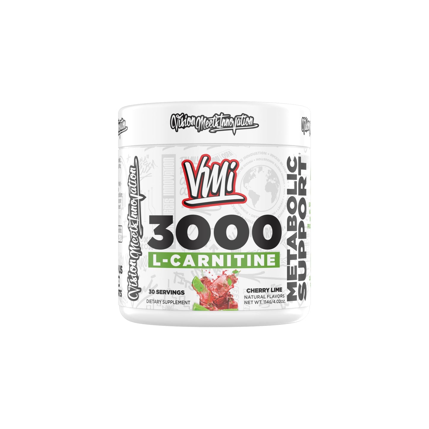 VMI Sports L-Carnitine 3000 Powder, 4.02 Ounce