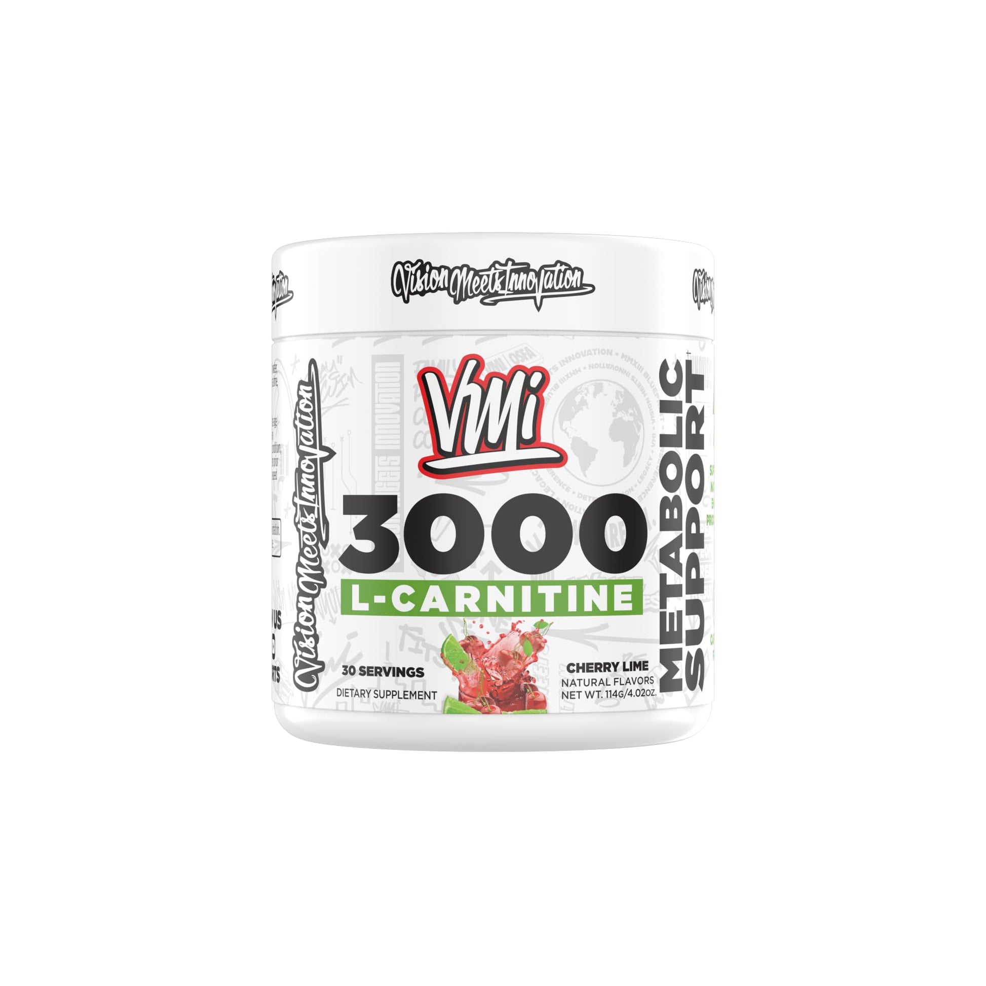 VMI Sports L-Carnitine 3000 Powder, 4.02 Ounce