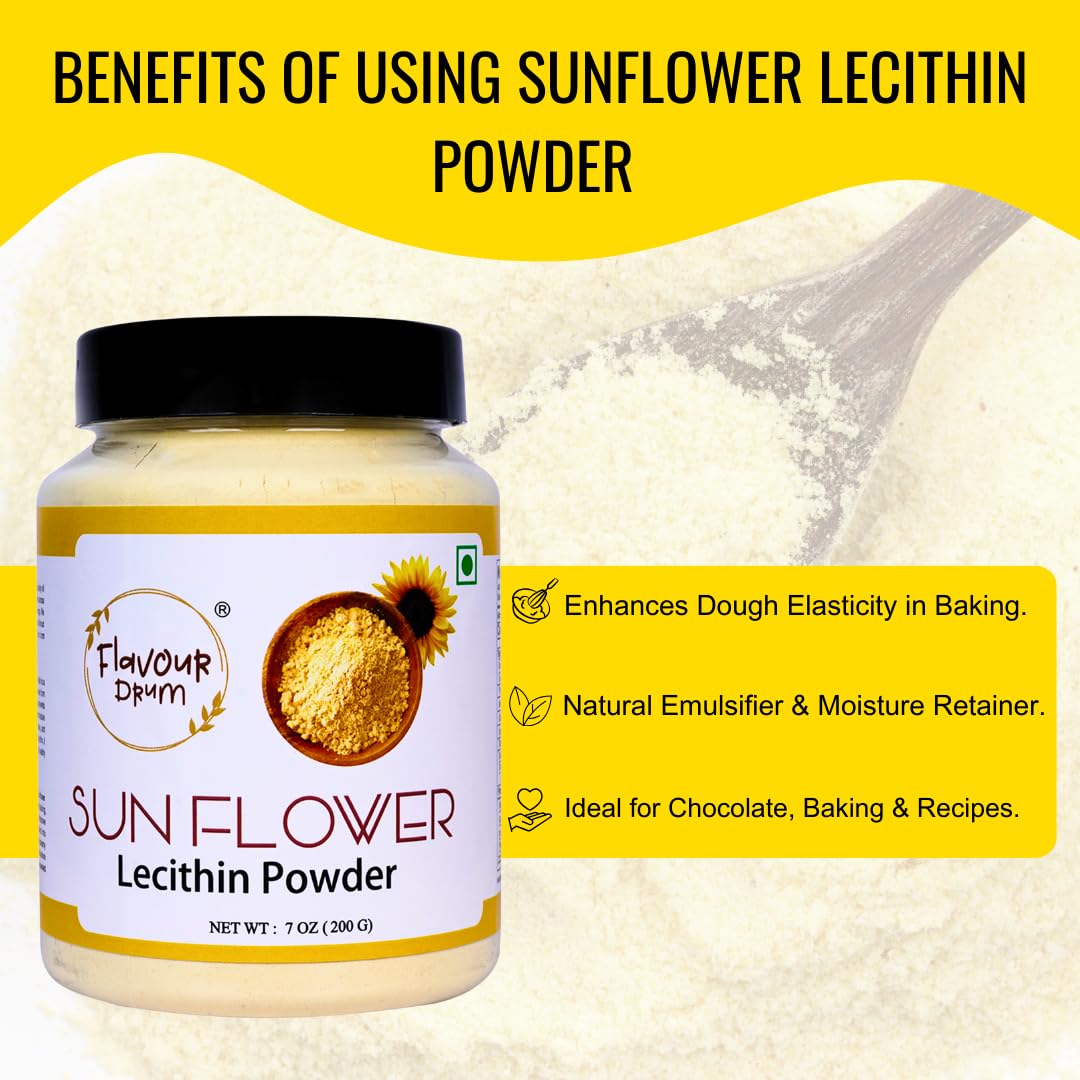 Flavour Drum Sunflower Lecithin Powder 7oz (200g)