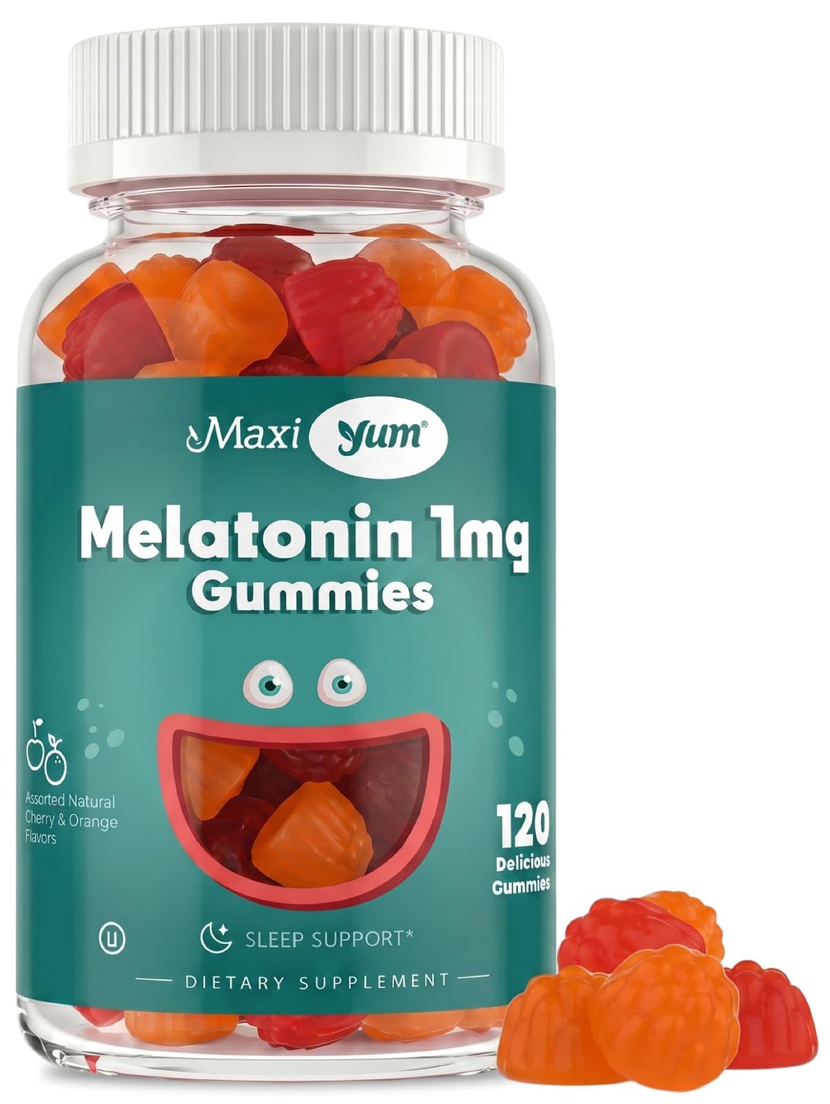 Maxi Health Melatonin Gummies 1mg, 120 Count